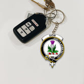 Clan Gow (of Skeoch) Tartan Crest Keychain WW96 Clan Gow Tartan Today